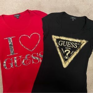 2 like new Guess tshirts